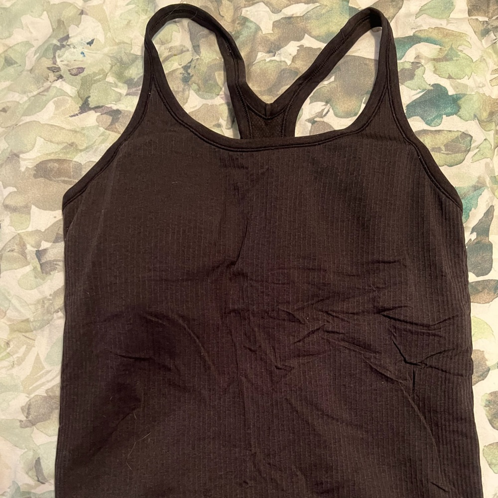 Lululemon Ebb to Street Tank Size 10 Black